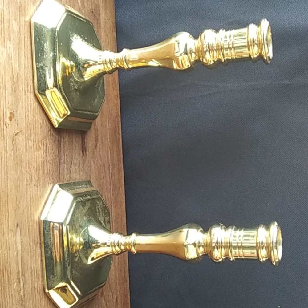 Baldwin Brass Candlestick holder set